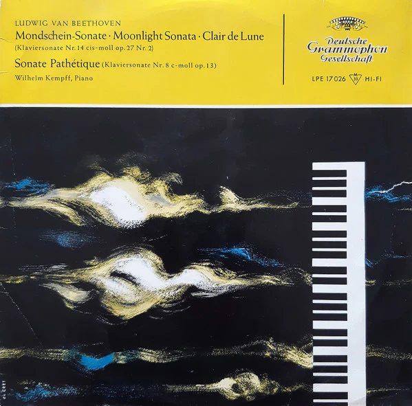 Mondschein-Sonate = Moonlight-Sonata = Clair De Lune (Klaviersonate Nr. 14 Cis-moll Op. 27 Nr. 2) / Sonate Pathétique (Klaviersonate Nr. 8 C-moll Op. 13)