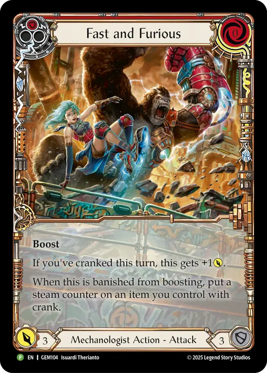 Fast and Furious, GEM Pack Promos GEM104, promo