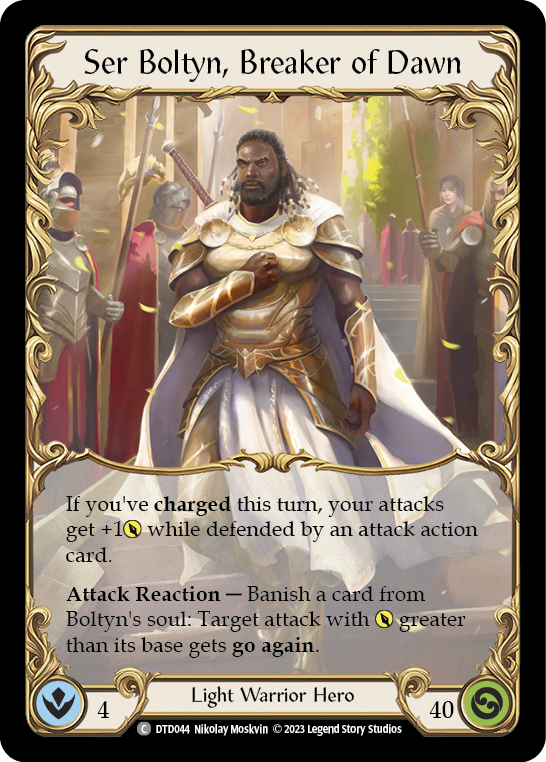 Ser Boltyn, Breaker of Dawn, Dusk till Dawn DTD044, common