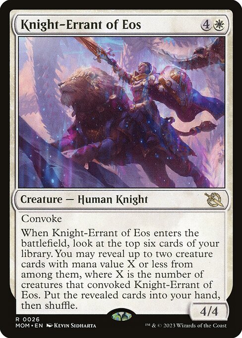 Knight-Errant of Eos, March of the Machine 26, rare