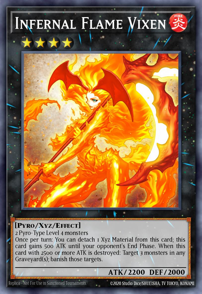 Infernal Flame Vixen, Cosmo Blazer CBLZ-EN087, rare