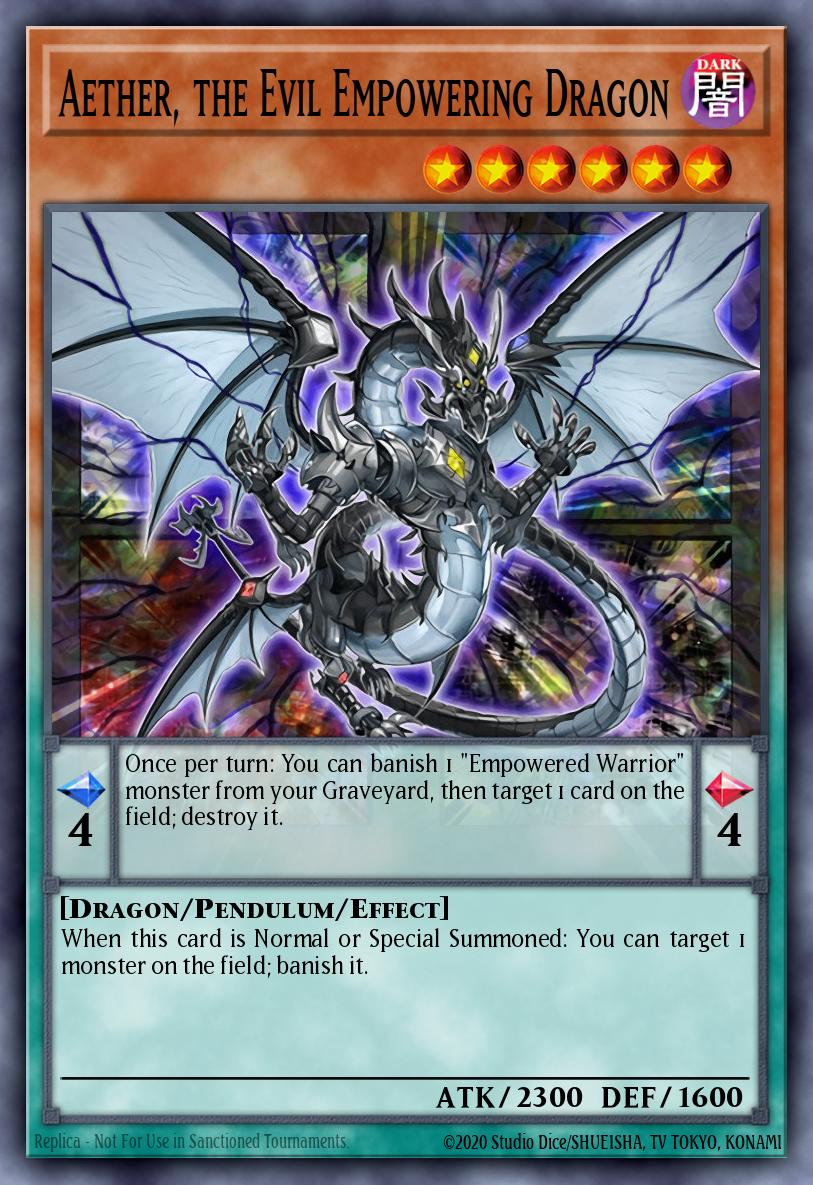 Aether, the Evil Empowering Dragon, 2016 Mega-Tins CT13-EN011, super-rare