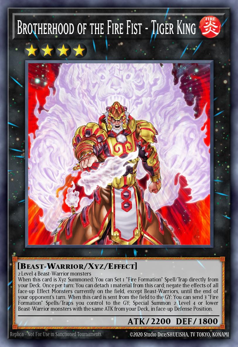 Brotherhood of the Fire Fist - Tiger King, Premium Gold PGLD-EN045